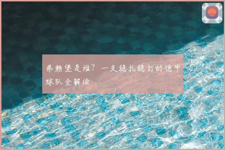 弗赖堡是谁？一支稳扎稳打的德甲球队全解读