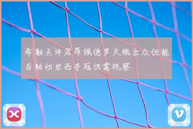 希勒点评若昂佩德罗天赋出众但能否助切尔西夺冠仍需观察